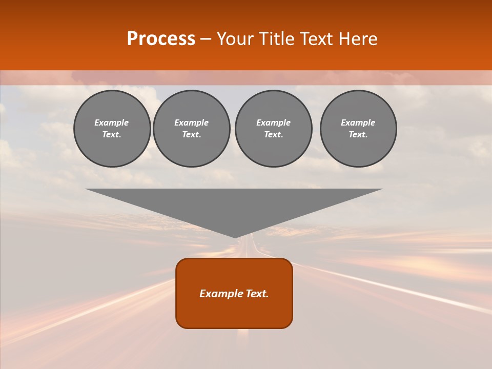 Landscape Horizon Automobile PowerPoint Template