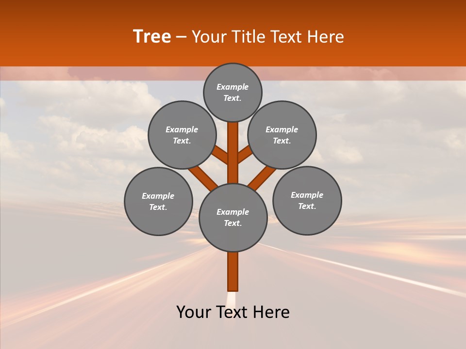 Landscape Horizon Automobile PowerPoint Template