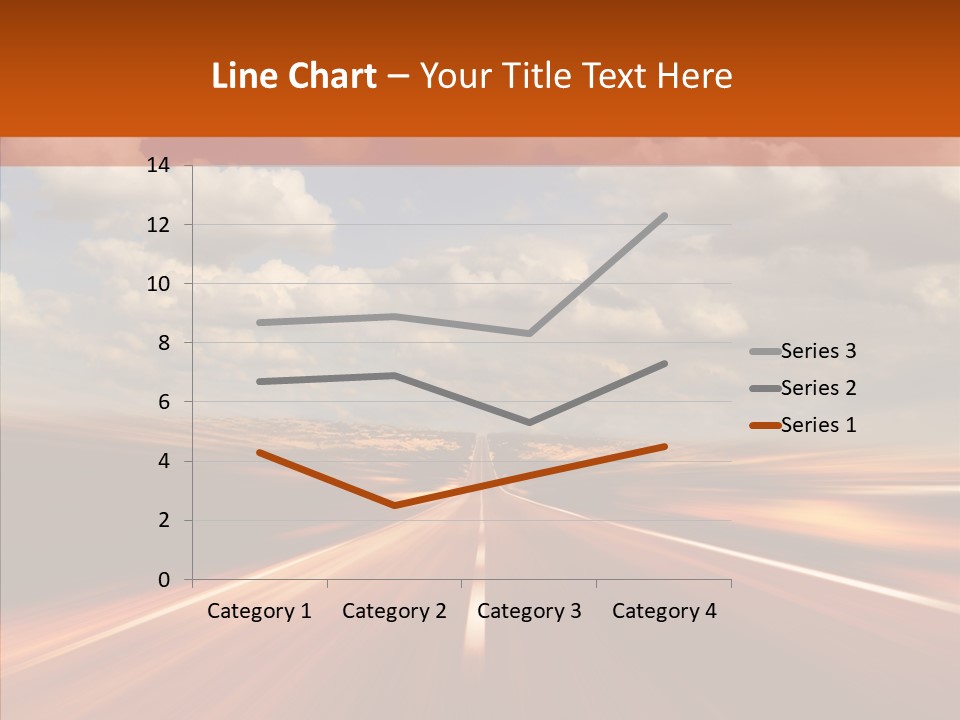 Landscape Horizon Automobile PowerPoint Template