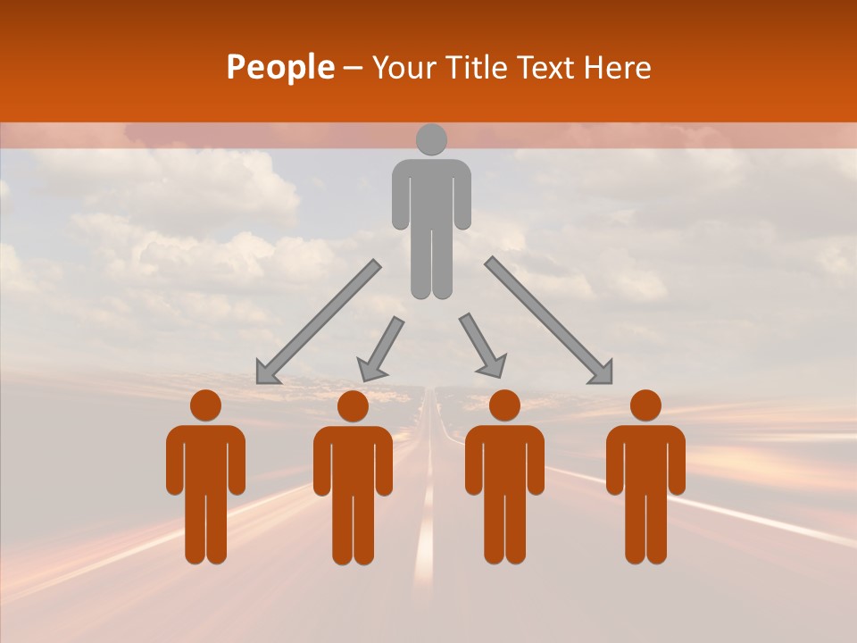 Landscape Horizon Automobile PowerPoint Template