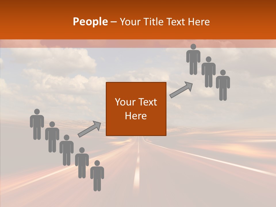 Landscape Horizon Automobile PowerPoint Template