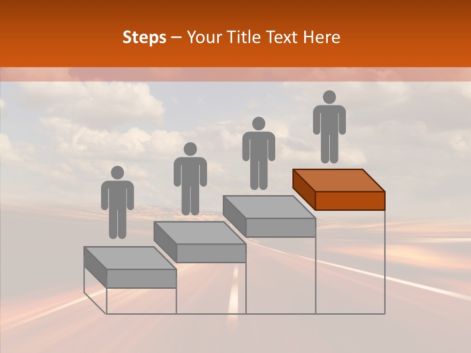 Landscape Horizon Automobile PowerPoint Template