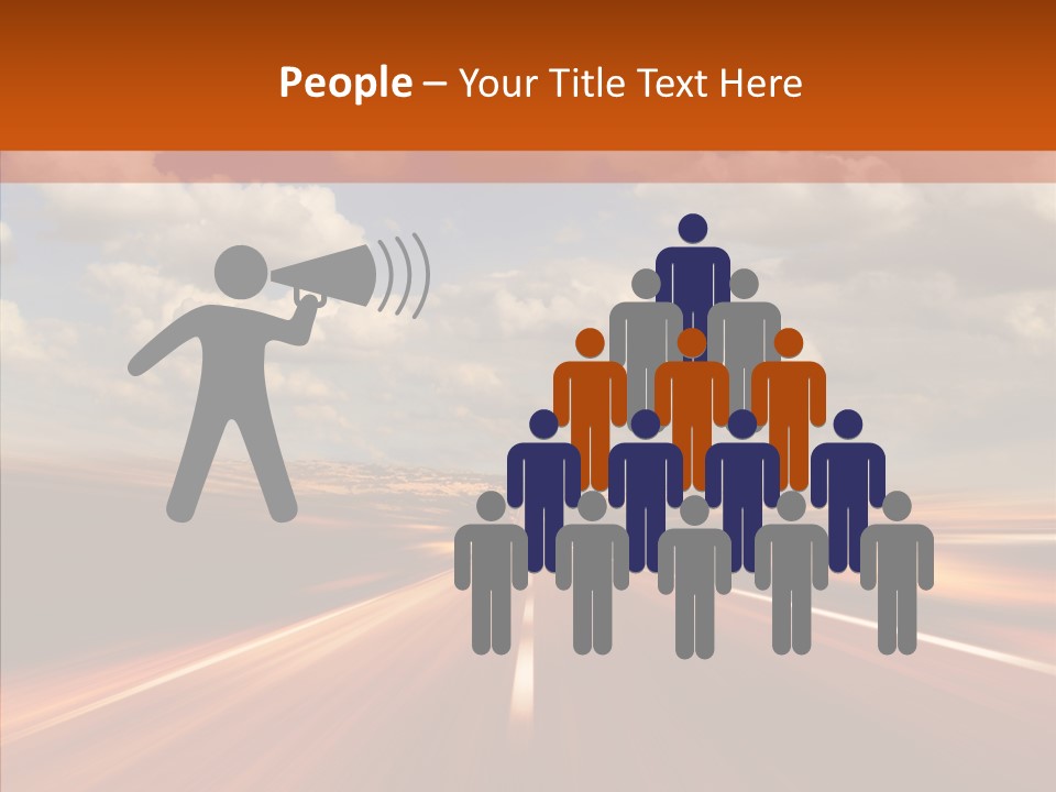 Landscape Horizon Automobile PowerPoint Template