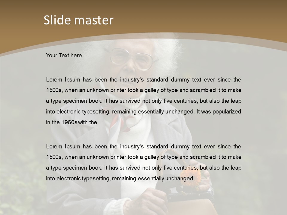 Woman Sadness Outdoors PowerPoint Template