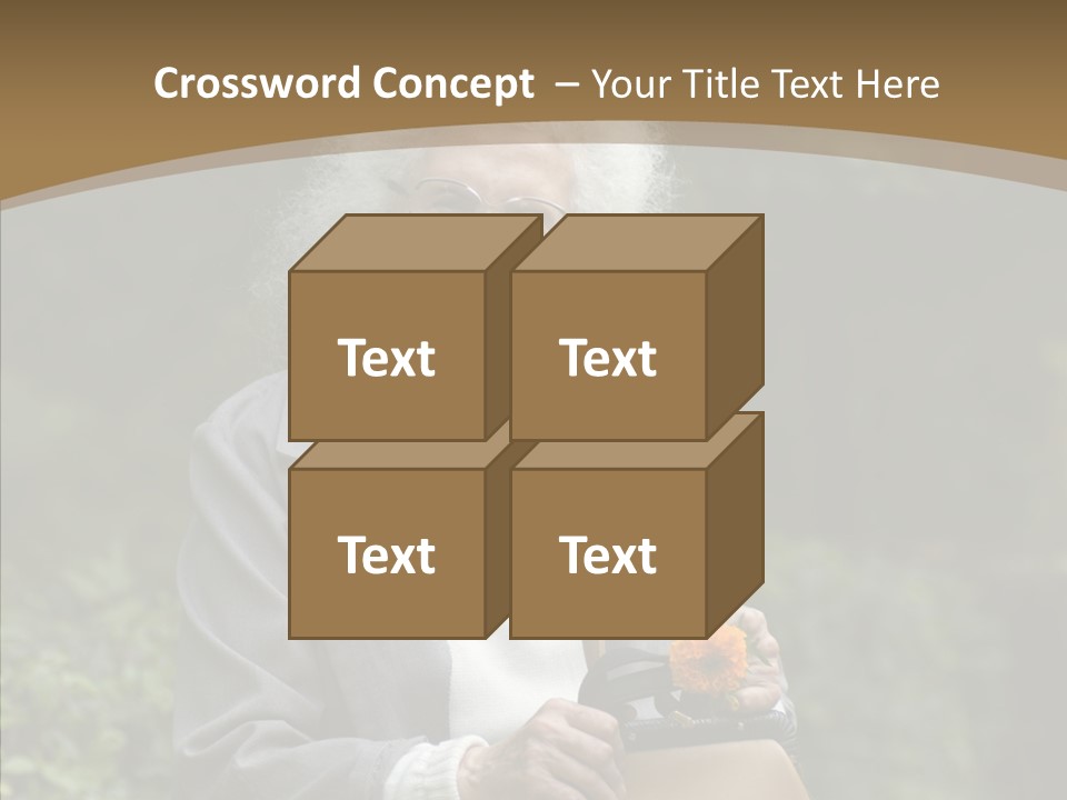 Woman Sadness Outdoors PowerPoint Template