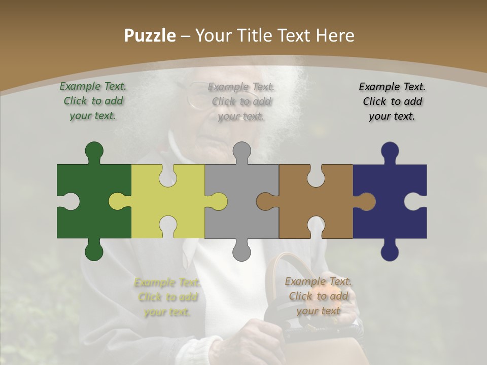 Woman Sadness Outdoors PowerPoint Template