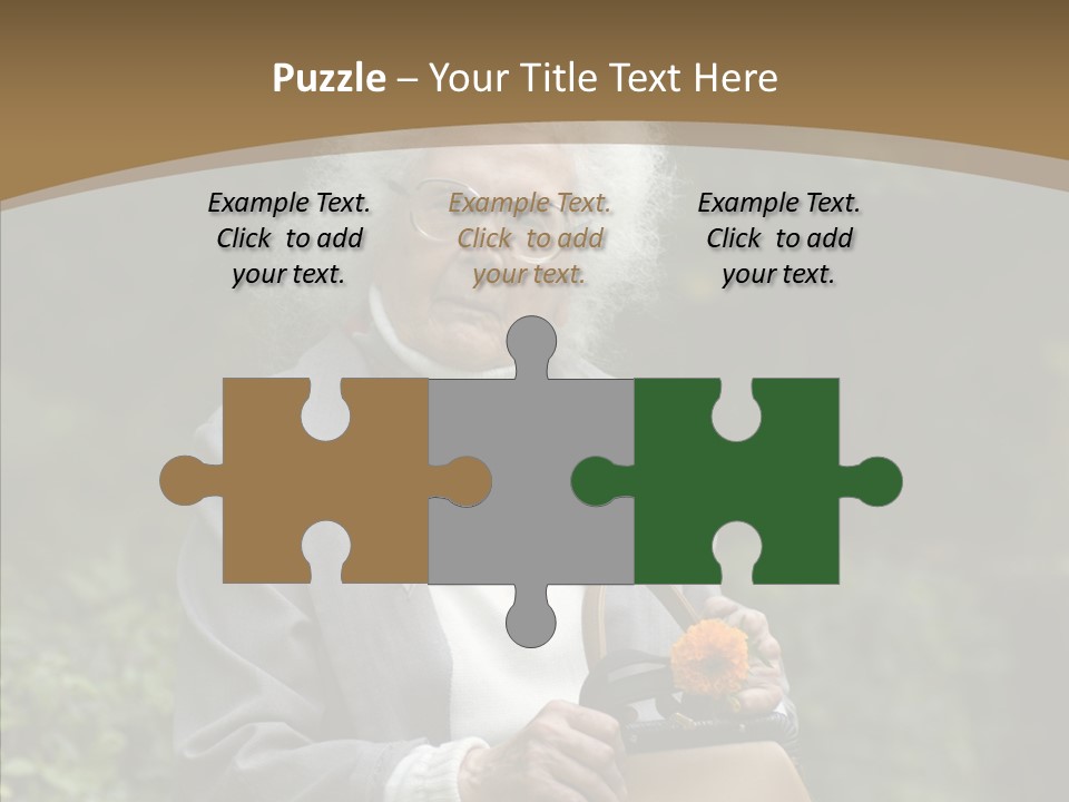 Woman Sadness Outdoors PowerPoint Template