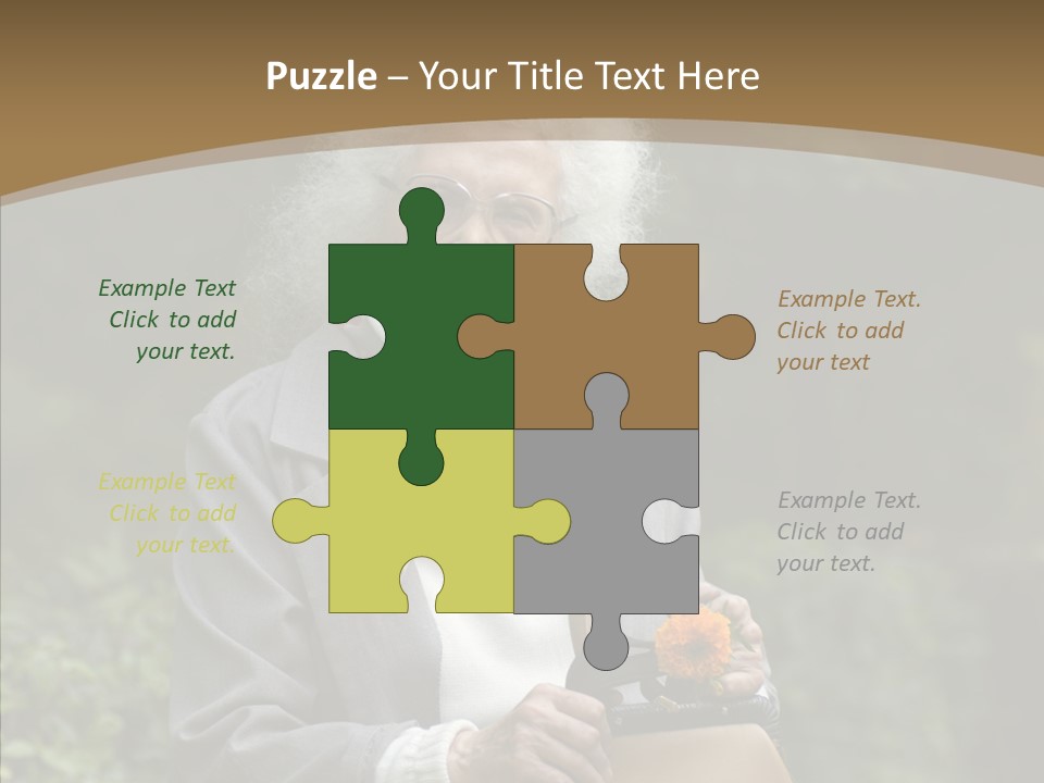 Woman Sadness Outdoors PowerPoint Template