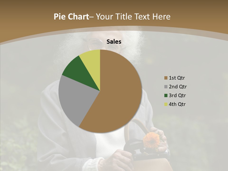 Woman Sadness Outdoors PowerPoint Template