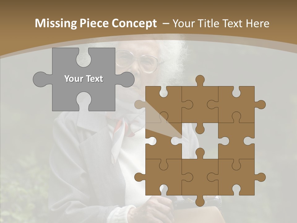 Woman Sadness Outdoors PowerPoint Template