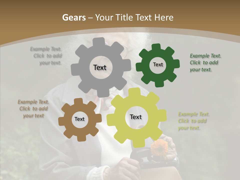 Woman Sadness Outdoors PowerPoint Template