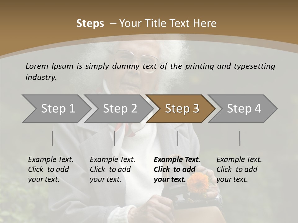 Woman Sadness Outdoors PowerPoint Template