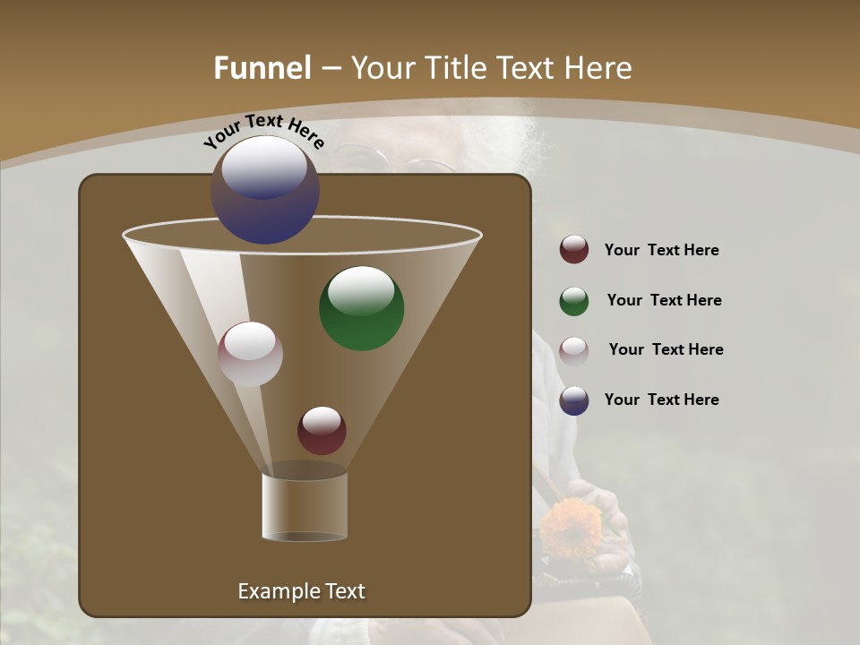 Woman Sadness Outdoors PowerPoint Template