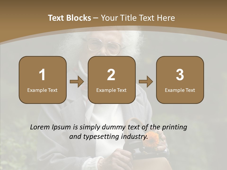 Woman Sadness Outdoors PowerPoint Template