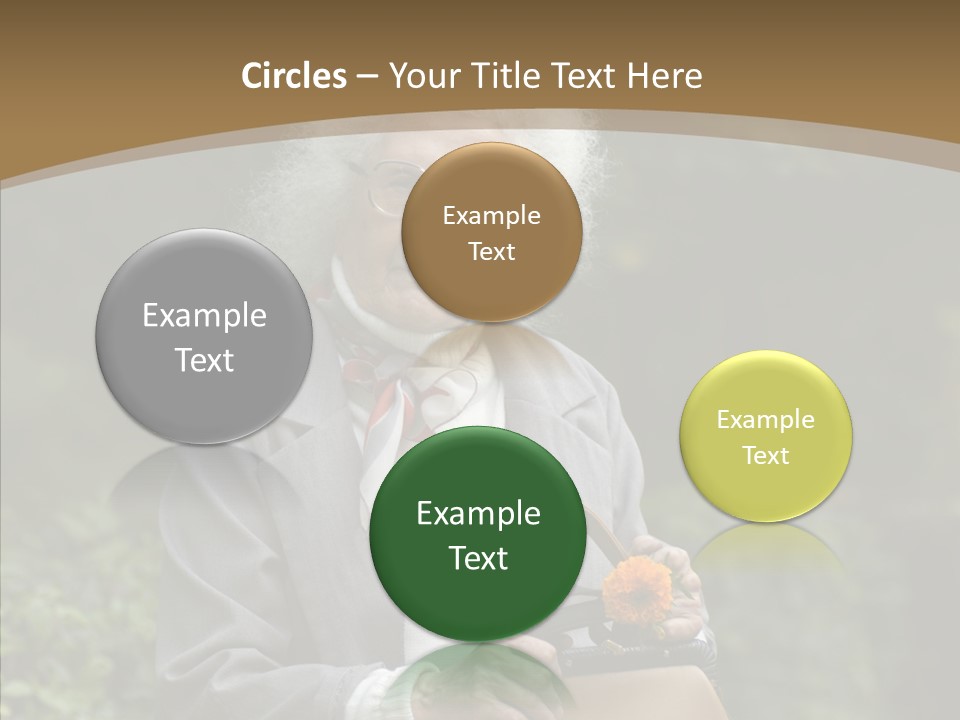 Woman Sadness Outdoors PowerPoint Template