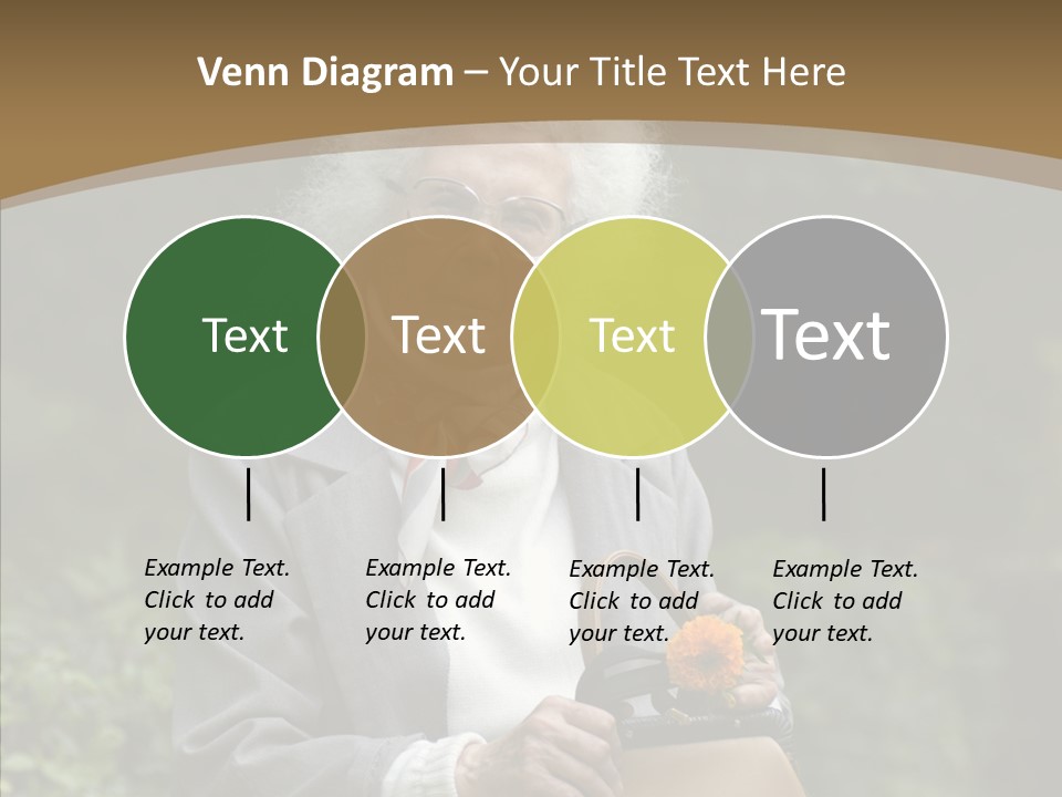 Woman Sadness Outdoors PowerPoint Template