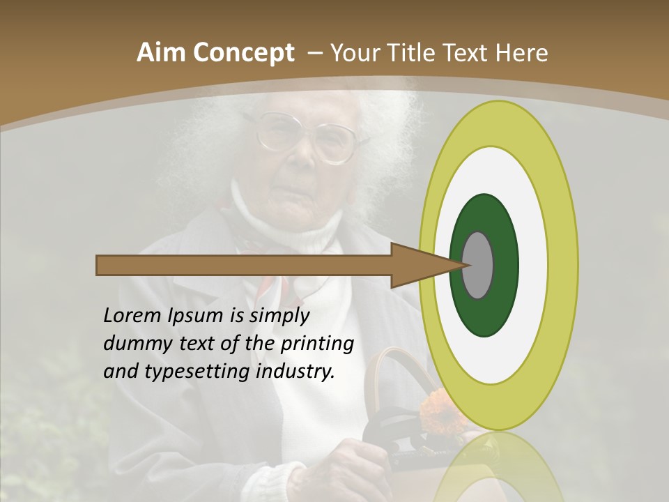 Woman Sadness Outdoors PowerPoint Template