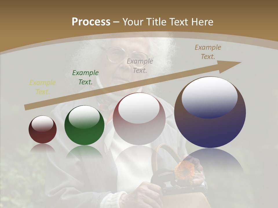 Woman Sadness Outdoors PowerPoint Template