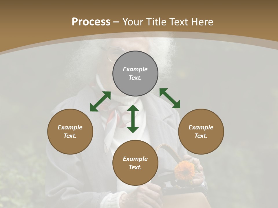 Woman Sadness Outdoors PowerPoint Template