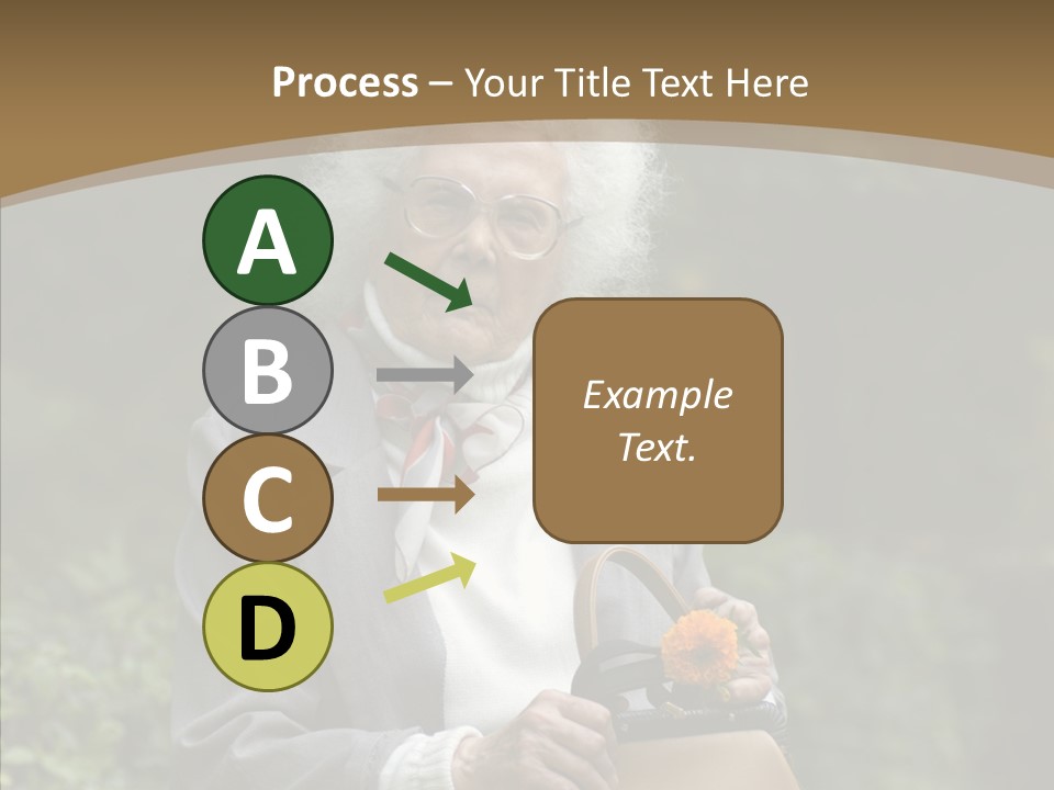 Woman Sadness Outdoors PowerPoint Template