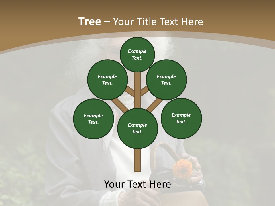 Woman Sadness Outdoors PowerPoint Template