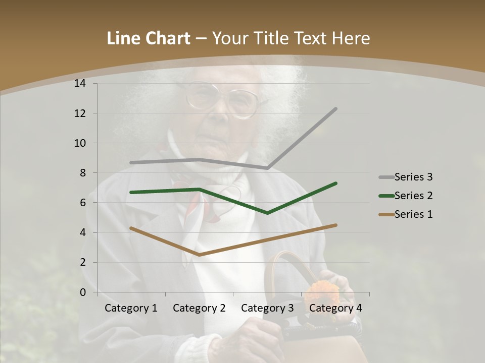 Woman Sadness Outdoors PowerPoint Template
