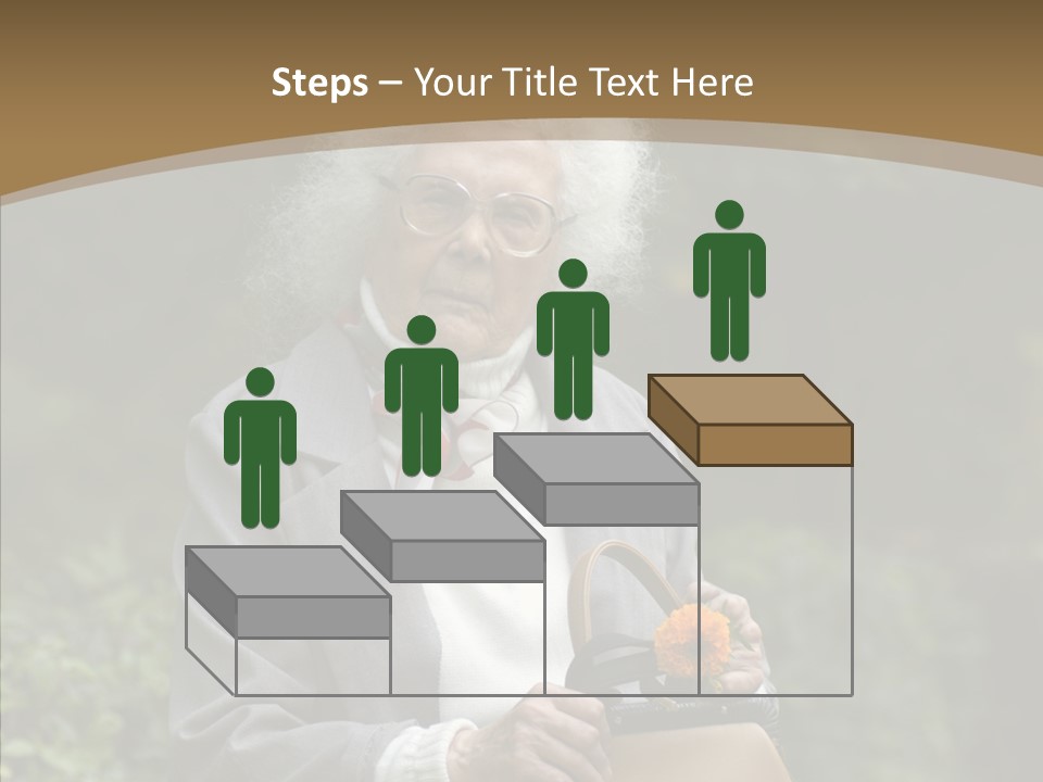 Woman Sadness Outdoors PowerPoint Template