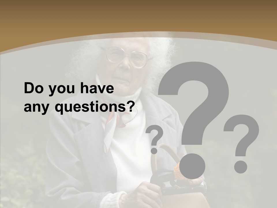 Woman Sadness Outdoors PowerPoint Template