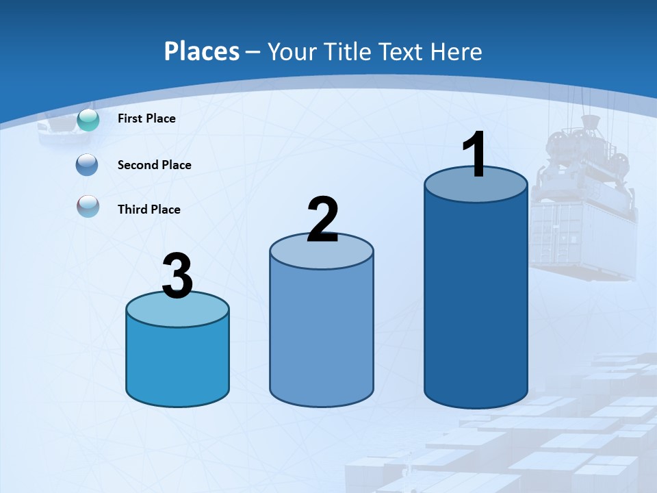 Ship Shipping Earth PowerPoint Template