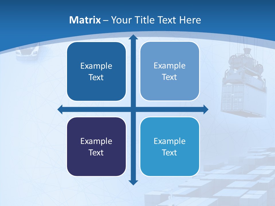 Ship Shipping Earth PowerPoint Template