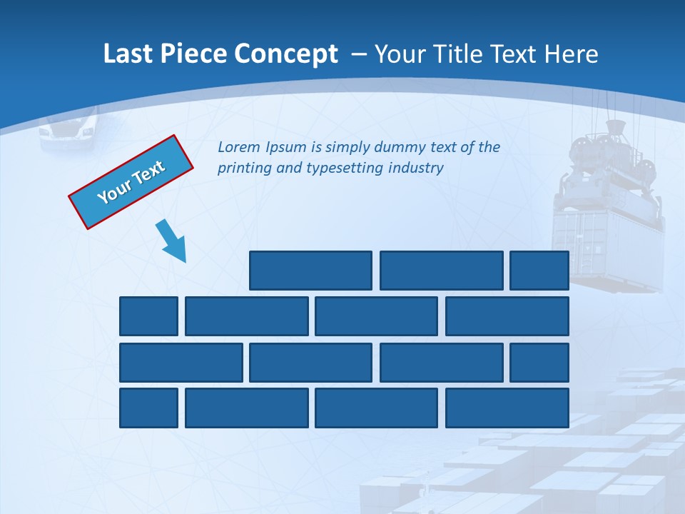 Ship Shipping Earth PowerPoint Template