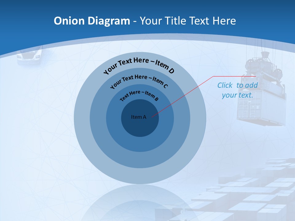 Ship Shipping Earth PowerPoint Template
