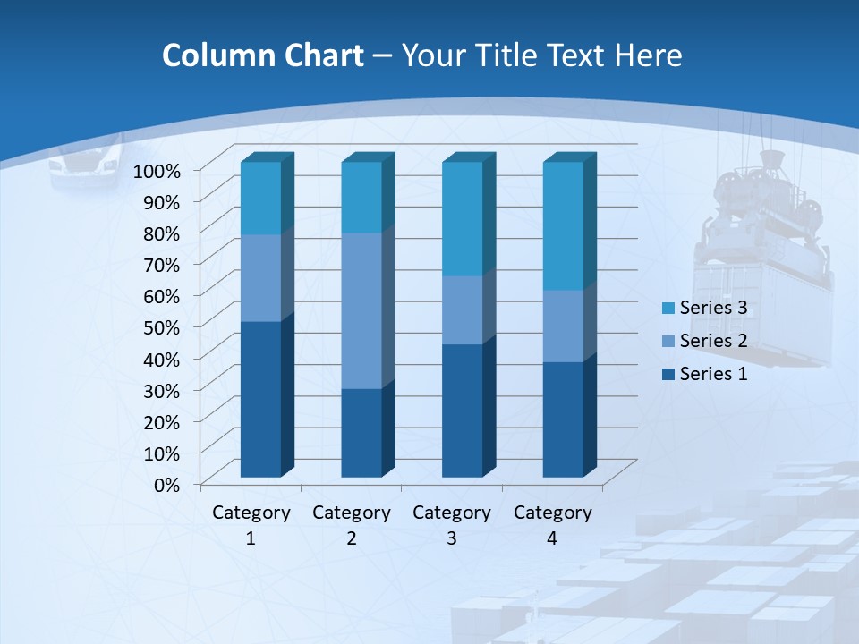 Ship Shipping Earth PowerPoint Template