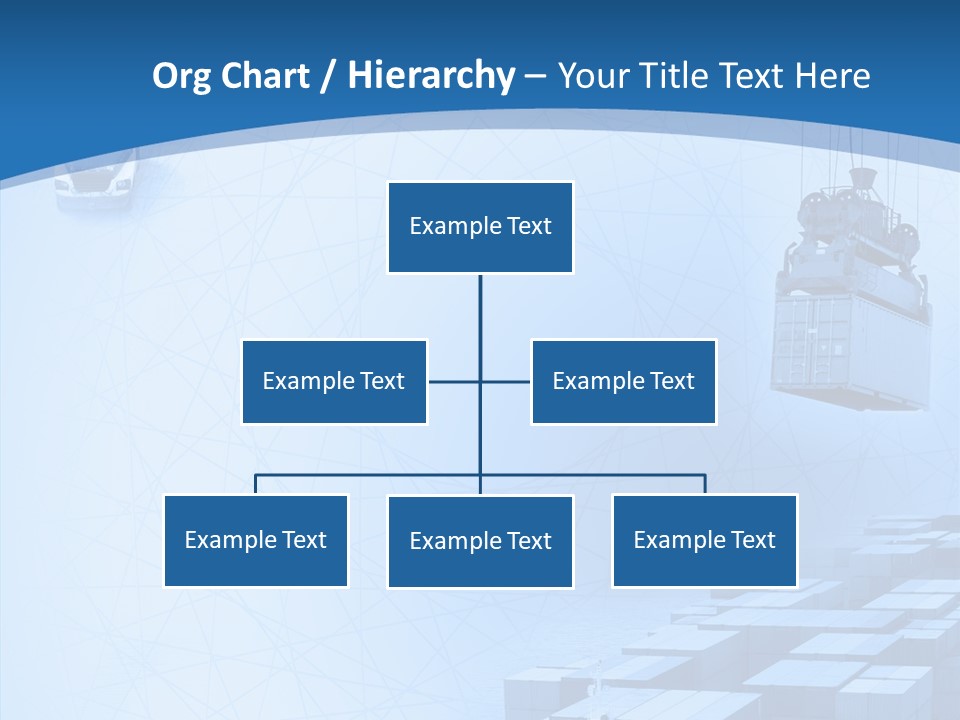 Ship Shipping Earth PowerPoint Template