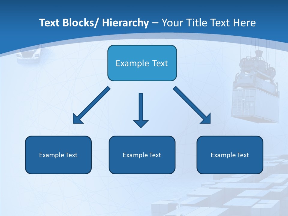 Ship Shipping Earth PowerPoint Template