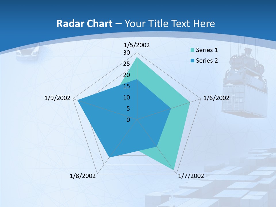 Ship Shipping Earth PowerPoint Template