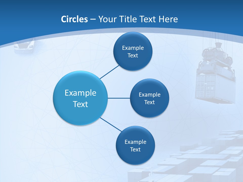Ship Shipping Earth PowerPoint Template