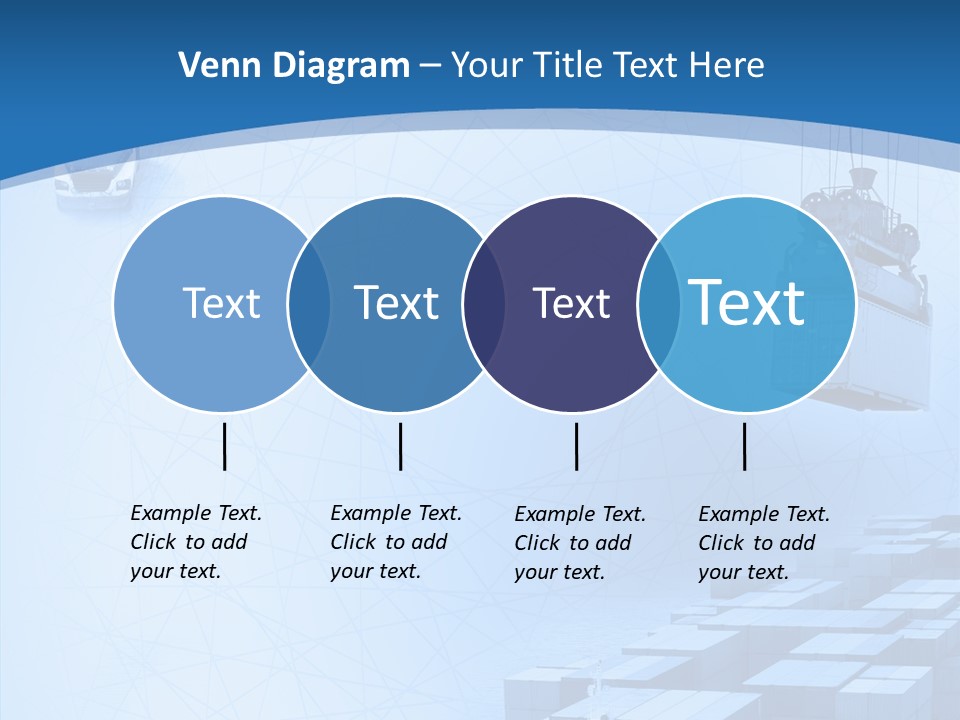Ship Shipping Earth PowerPoint Template