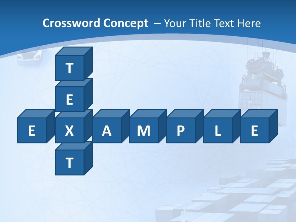 Ship Shipping Earth PowerPoint Template
