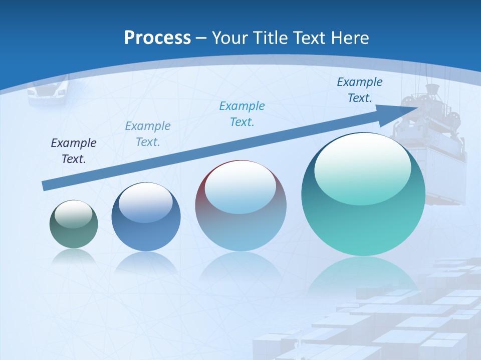 Ship Shipping Earth PowerPoint Template