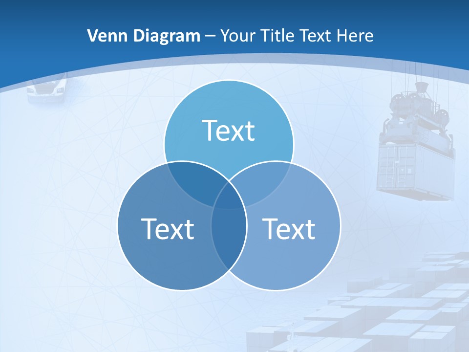 Ship Shipping Earth PowerPoint Template