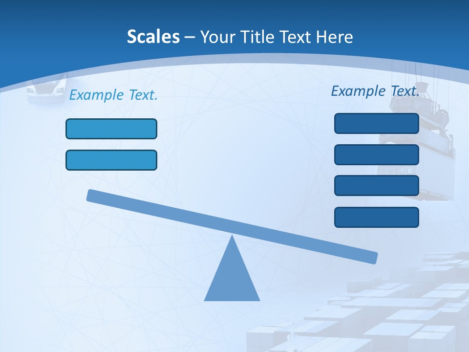Ship Shipping Earth PowerPoint Template