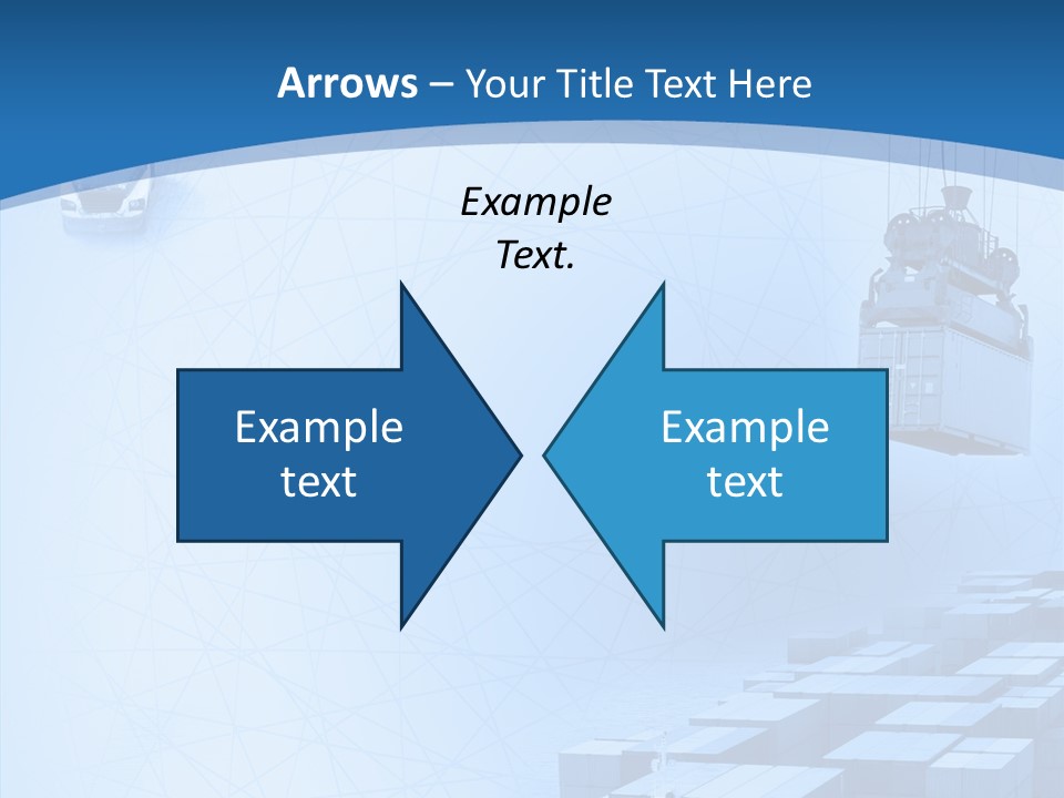 Ship Shipping Earth PowerPoint Template