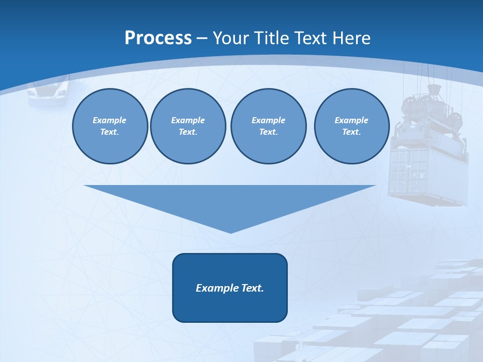 Ship Shipping Earth PowerPoint Template