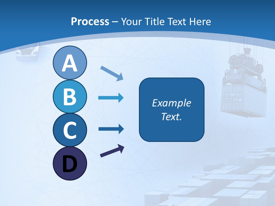 Ship Shipping Earth PowerPoint Template
