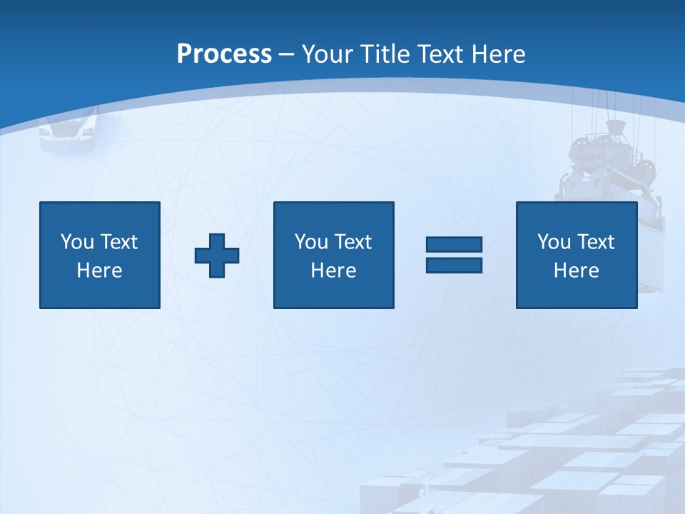 Ship Shipping Earth PowerPoint Template