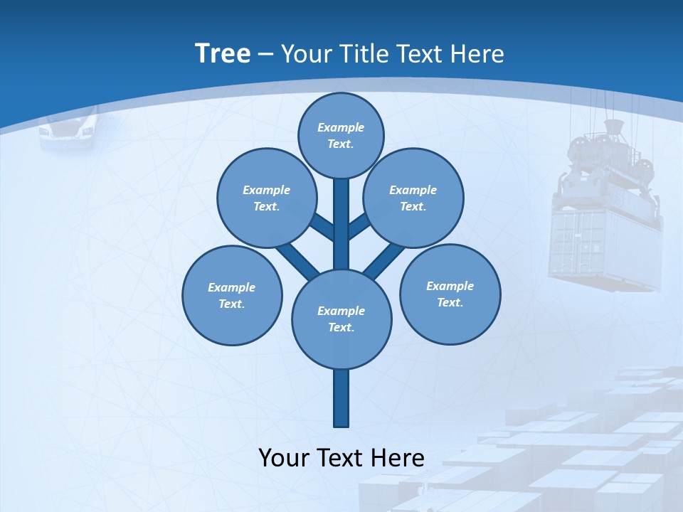 Ship Shipping Earth PowerPoint Template