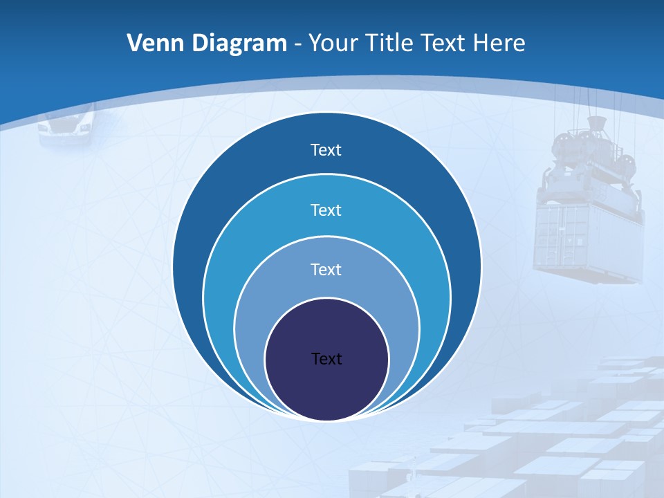 Ship Shipping Earth PowerPoint Template