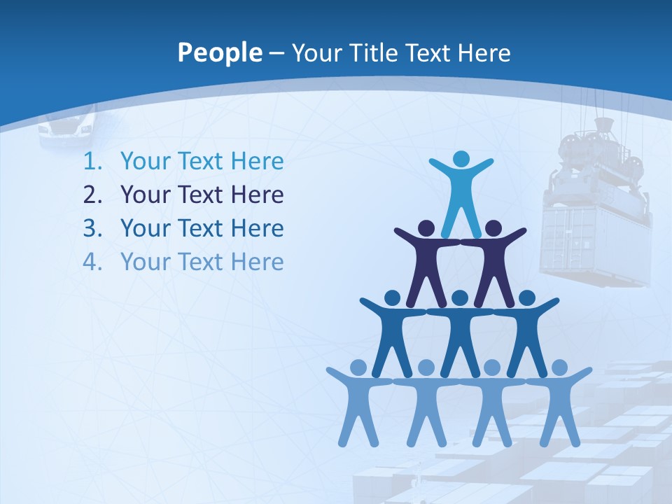 Ship Shipping Earth PowerPoint Template