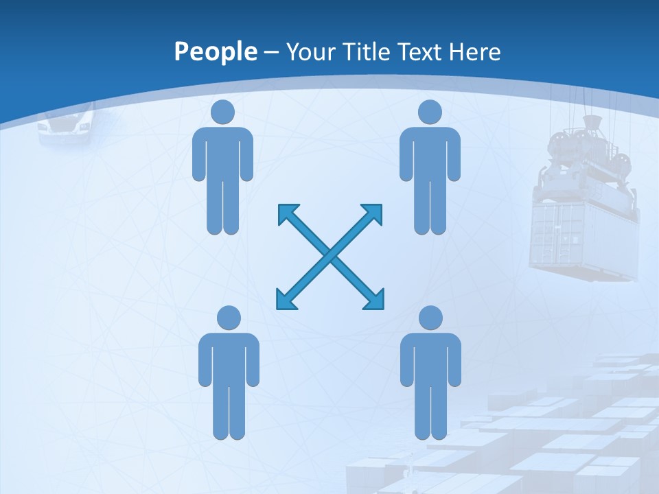 Ship Shipping Earth PowerPoint Template